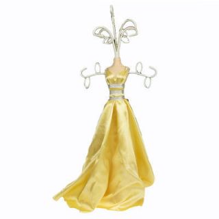   and Metal Mannequin Jewellery Necklace Stand   Shabby Chic Yellow Lady