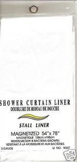 Creative Bath® White, Magnetized, Vinyl, 54 x 78 Stall Shower 