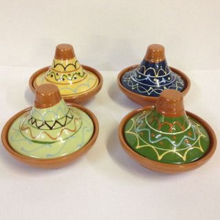 New 1 x 4 Multi Deco Mini tajine Set of 4 Spanish Ceramic by 
