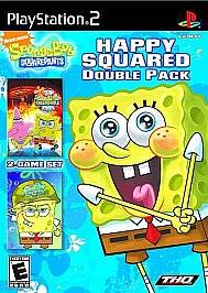 Spongebob SquarePants Happy Squared Double Pack Sony PlayStation 2 