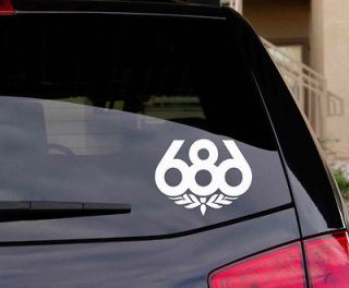 686 CA, Car Decal Sticker, HIGHEST QUALITY, 7.7 x 6