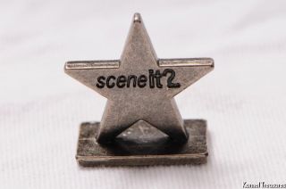   Star Scene It Token Pewter Part Replacement Piece Pawn Mover Board