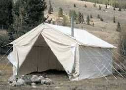 NEW 10x12x5ft Outfitter Canvas Wall Tent Camping