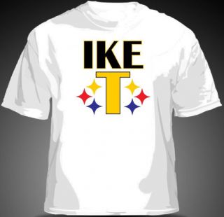 Ike Taylor IKE T Shirt Pittsburgh Steelers Polamalu MENS & YOUTH SIZES