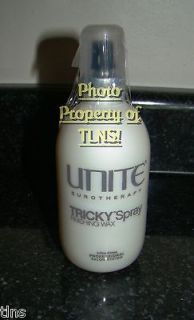 Unite Eurotherapy Tricky Spray ~ Finishing Wax ~ 3.75 Oz Shine Hold 