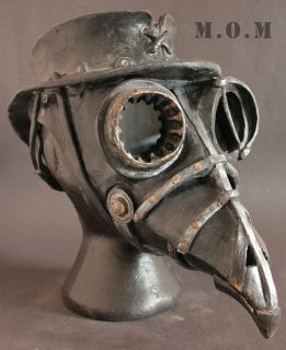 Steam Punk Plague Doctor mask and hat