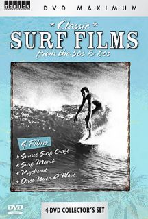 Classic Surf Films from the 50s and 60s DVD, 4 Disc Set
