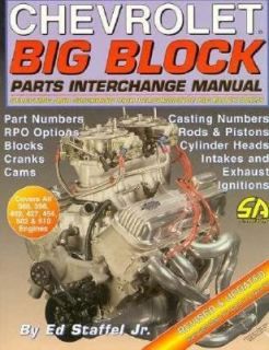 Chevrolet Big Block Parts Interchange Manual Selecting and Swapping 
