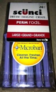 Scunci Microban Perm Rods Size Large 24 pack