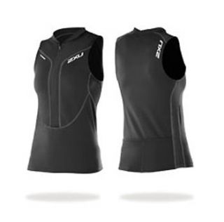 Ladies 2XU Endurance Singlet WT1114a blkblk Duathlon / Triathlon