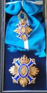 SPAIN The Order of Merit Grand Cross Set in Box Superb Rare Order