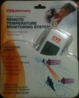 CVS Wireless Thermometer Remote Tempera​ture Monitoring System NIB