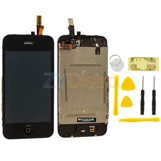   OEM Full Assembly Front Glass Touch Screen LCD + Tools for iPhone 3GS