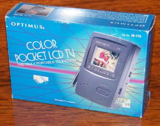 Vintage Optimus 2.2 Auto Tune Color Pocket LCD TV Portable 