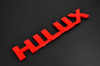 RED HILUX toyota Hilux Vigo Tiger mk5 mk6 badge decal logo sticker 