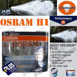 OSRAM H1 NIGHT BREAKER PLUS BULBS H1 + 90% [64150NBP]