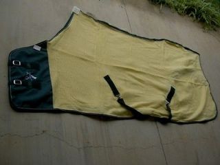 Horse Cotton Sheet Blanket Rug Summer Spring Yellow Green 76 11926