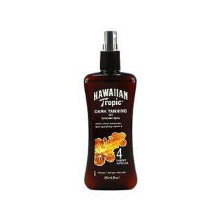 Hawaiian Tropic Dark Tanning Oil SPF4 For Better Tan.SUNCREANM 240ml 