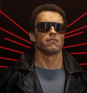 Lifesize Terminator 1 T 800 bust Sideshow Hot Toys Prop Life size 