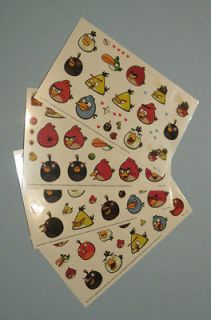 angry birds temporary tattoo for children birthday party activity 8 
