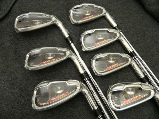 NEW TAYLORMADE BURNER PLUS 4 PW IRON SET IRONS CONFORMING GROOVES 