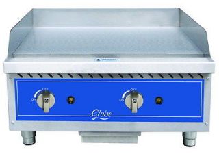   Globe 24 Counter Top Gas Griddle, GG24G, Flat Top, Grill, Commercial