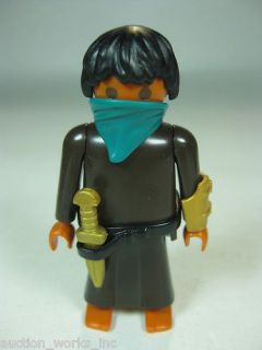 Playmobil Egyptian Grave Robber Thief Man Figure with Gold Dagger