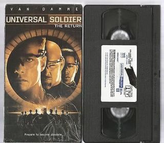   SoldierThe Return (VHS, 1999, Closed Captioned) Jean Claude Van Damme