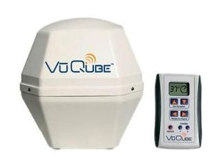 VuQube V10 Mobile Satellite TV Antenna with FastFind Remote