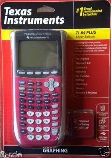 Texas Instruments 84 Plus Silver Edition Graphng Calculator PINK   NEW 