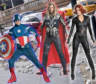   Marvel Avengers Captain America Thor Black Widow Theatrical Costume