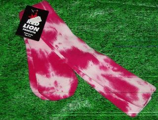 Tie Dye Soccer Sock Sz 9 11 Neon Pink