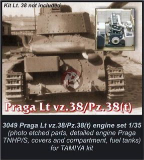 CMK 1/35 Praga TNHP/S Engine Set for Panzer 38(t) Skoda LT vz.38 