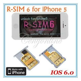 Nano R SIM 6 Unlock Sim Card Adapter For iOS 6 6.0 CDMA/GSM/WCDMA 