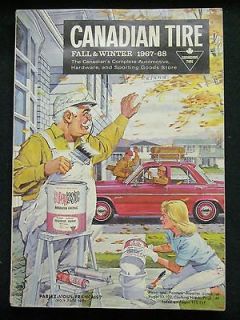 1967 68 Canadian Tire Corp F&W Catalog C9 Old man/Girl Painter Guys 