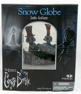 Mcfarlane Tim Burtons Corpse Bride Zombie Gentlemen Snow Globe
