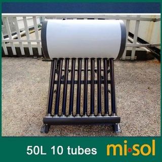 220v 50 Liter solar water heater non pressurized compact vacuum tube 