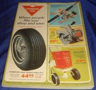   Vtg CTC Canadian Tire Store Toronto ON Catalog Spring & Summer 1979
