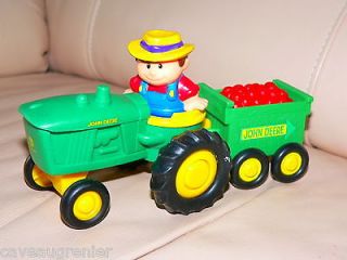 JOHN DEERE TRACTOR FIGURE CART TOMATO HAY Replacement PRETEND PLAY TOY 