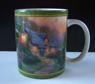 Thomas Kinkade Coffee Tea Mug Cup GLORY OF EVENING Amcal 2004