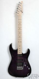 Tom Anderson Pro Am Trans Purple Burst on swamp Ash with Case 