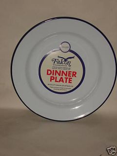 New Falcon Enamel Round Pie Dinner Plate Baking Dish Tin 24cm