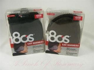 180s Mens Ear Warmers Muffs Metro Faux Suede One Size