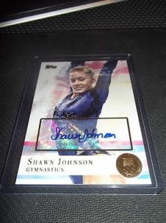 shawn johnson autograph in Sports Mem, Cards & Fan Shop