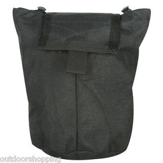 BLACK COMPACT MODULAR ROLL UP UTILITY POUCH   Compact Design, 8 x 6.5 