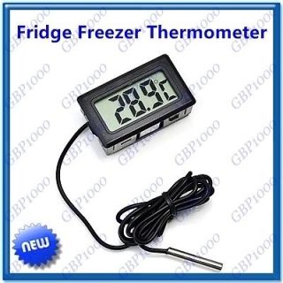 Mini Digital LCD Panel Fridge Aquarium Freezer Thermometer Temperature