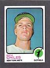 1973 TOPPS #617 Rich Chiles NEW YORK METS EX + ( Nice Centering )
