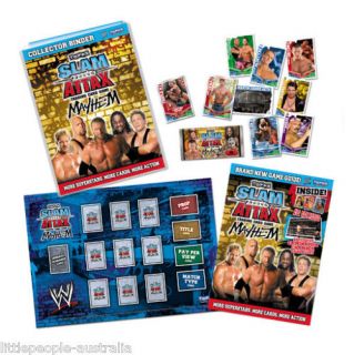 WWE SLAM ATTAX MAYHEM STARTER TRADING CARDS PACK GAME