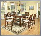 PA Dutch Solid TIGER OAK Dining Room TABLE 4 CHAIRS