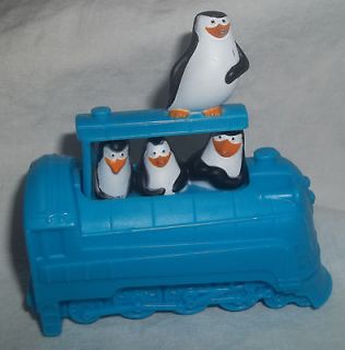 McDonalds Toy Madagascar 3 2012 Penguins Train # 4 Blue Circus Toy 